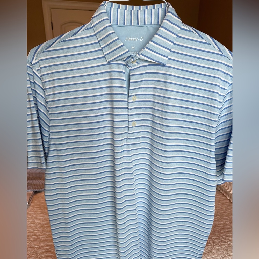 Men’s Johnnie-O Striped Performance Polo M
